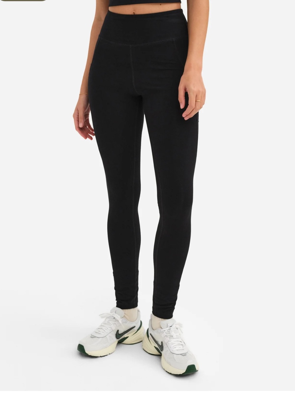 Mate the Label Black Organic Stretch Pocket Legging Full Length Small S NWT